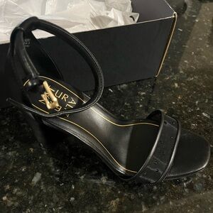 Naturalizer Black Ankle Strap Heels